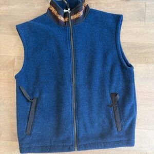 Jagged Edge Mountain Gear Blue Fleece Vest